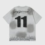 Hellstar Wash Stain Printing T-shirt - Image 8