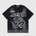 Hellstar Wash Stain Printing T-shirt - Image 2
