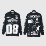 Hellstar Studios 08 Graphic Long Sleeve Shirt 'Black' - Image 9