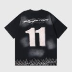 Hellstar Wash Stain Printing T-shirt - Image 3
