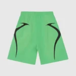 Hellstar Warm Up Shorts Green - Image 2