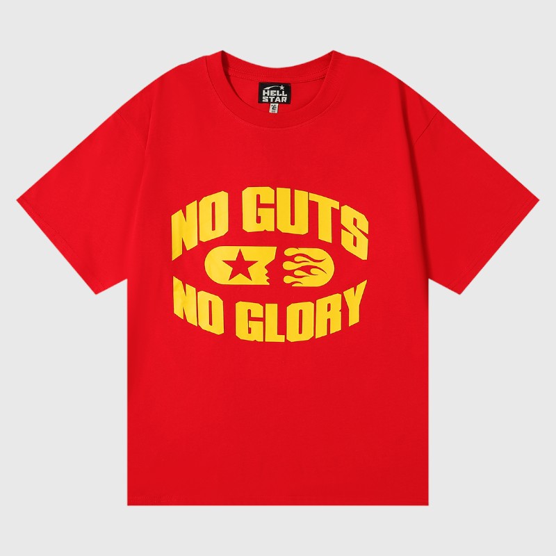 96d8747e-Photoroom-8.jpg Hellstar No Guts No Glory T-Shirt Red - Image 1