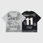 Hellstar Wash Stain Printing T-shirt - Image 10