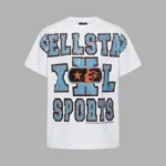 Hellstar Oversized Print HS Sports T-Shirt - Image 3
