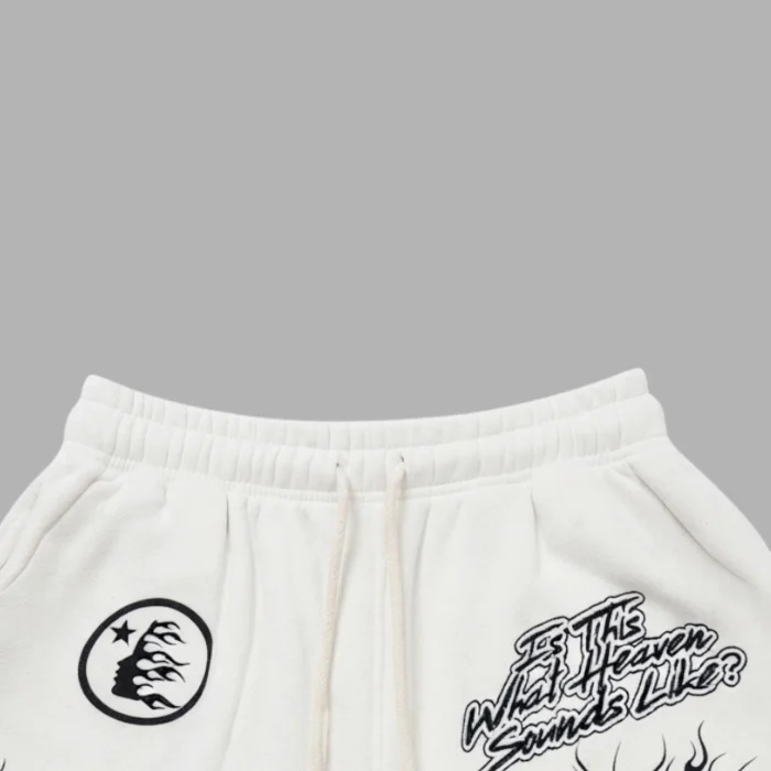 Hellstar Records White Shorts - Image 3
