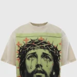 Hellstar Jesus Off White T-Shirt - Image 4