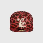 Hellstar Cheetah Print Fitted Hat - Image 6