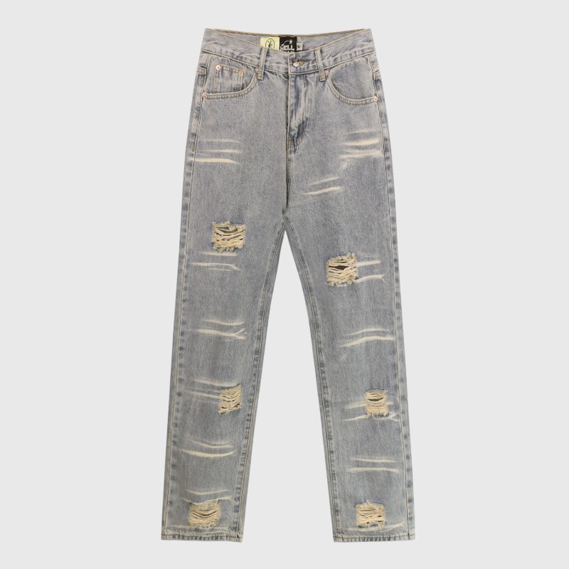 Hellstar-Denim-Jeans-Front-View.jpg Hellstar Denim Jeans - Image 1