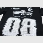 Hellstar Studios 08 Graphic Long Sleeve Shirt 'Black' - Image 8