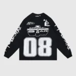 Hellstar Studios 08 Graphic Long Sleeve Shirt 'Black'