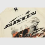 Hellstar x Post Malone Austin Tee 'Cream' - Image 6