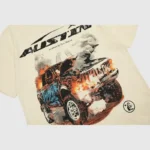 Hellstar x Post Malone Austin Tee 'Cream' - Image 7