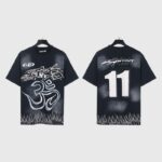 Hellstar Wash Stain Printing T-shirt - Image 6