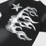 Hellstar Chrome Logo Black T-Shirt - Image 3