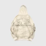 Hellstar HStar Records Hoodie 'Cream' - Image 2