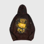 Hellstar Graffiti Brown Hoodie - Image 2
