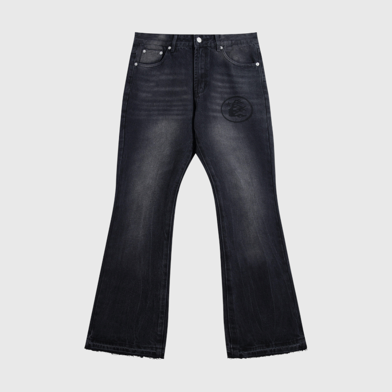 c633fbed-Photoroom.webp Hellstar Black Washed Denim Jeans - Image 1