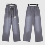 Hellstar Waxed Sweatpant Grey - Image 3
