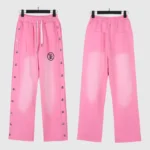 Hellstar Waxed Sweatpant Pink - Image 3