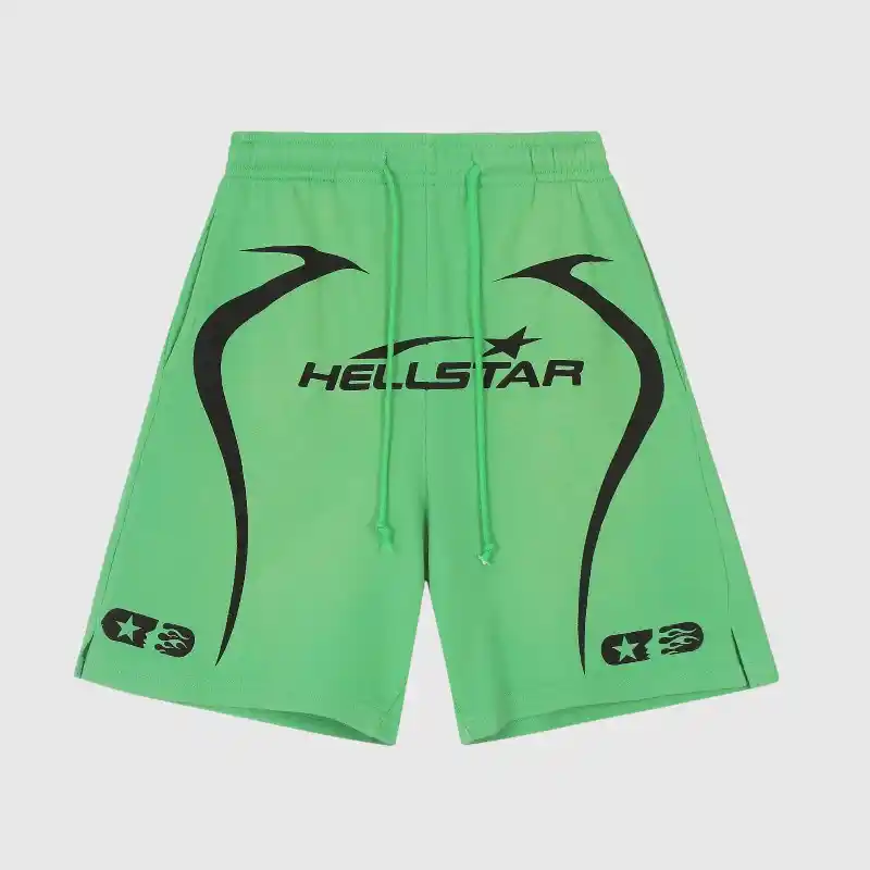 f16b32c3-Photoroom.webp Hellstar Warm Up Shorts Green - Image 1
