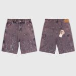 Hellstar Flame Studded Denim Shorts - Image 4