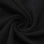 Close-up of the premium black cotton fabric used for the Hellstar Box Logo T-Shirt, highlighting its soft texture.