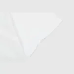 Close-up view of the premium white fabric texture on the Hellstar Dennis Rodman unisex cotton graphic t-shirt.
