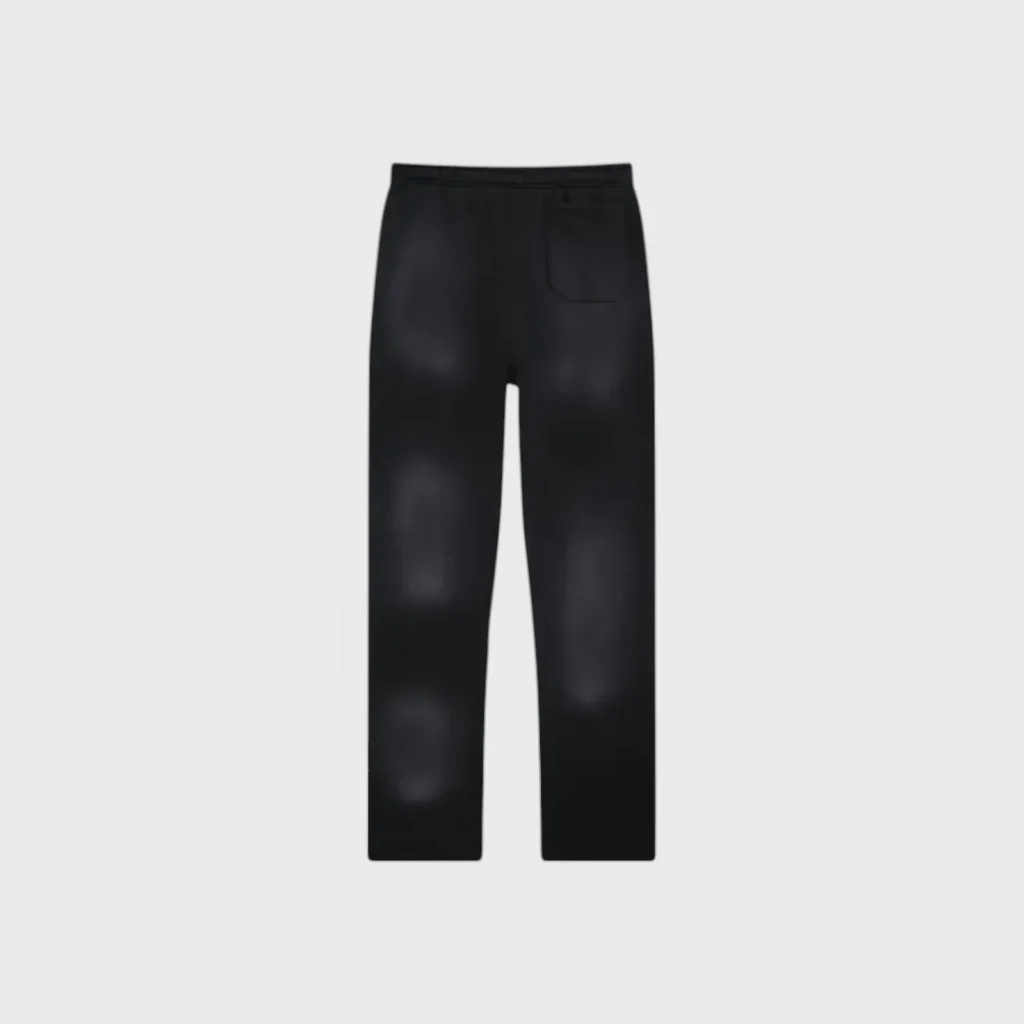 Premium Hellstar Essentials black sweatpants made from ultra-plush heavyweight fleece with a modern streetwear fit.
