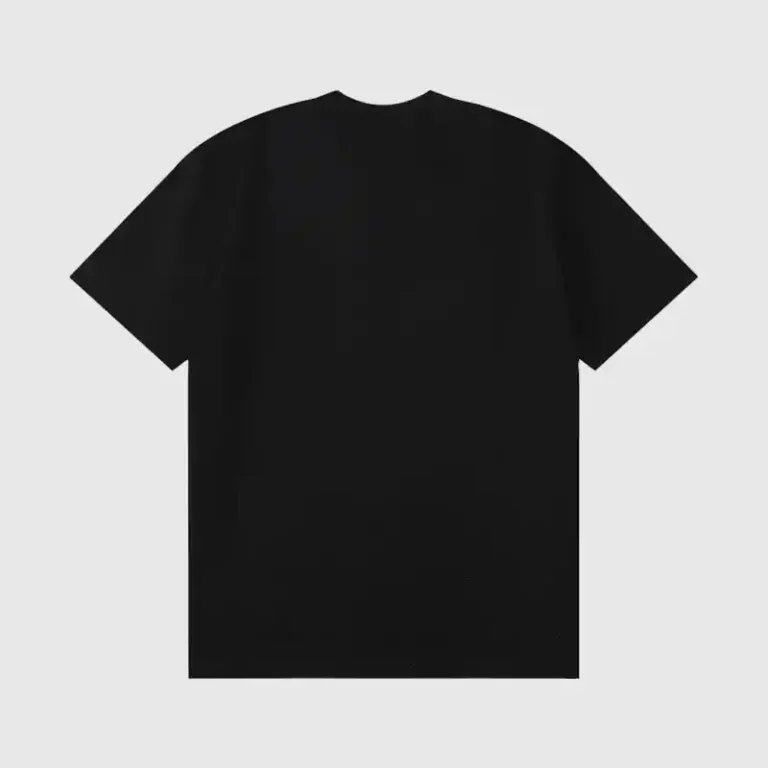 Back view of the Hellstar Fight Against The World black T-shirt, a premium vintage-washed 100% cotton unisex tee.