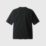 Back view of the premium black Hellstar graphic tee made from soft 100% cotton for a comfortable streetwear look.
