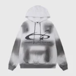 Hellstar Gray Graphic Print Hoodie featuring a premium streetwear design and unique urban airbrushed branding.