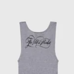 Hellstar Grey Tank Top featuring The Path To Paradise graphic print in a comfortable washed vintage cotton fabric.