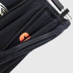 Black Hellstar If You Don't Like Us Beat Us sweatpants with a drawstring waist and visible graphic print details.