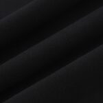 Premium black cotton fabric texture detail from the Hellstar Inner Peace T-Shirt showcasing high-quality material.