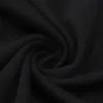 Close-up view of the premium black cotton fabric used for the Hellstar Marble Classic T-Shirt showing texture detail.
