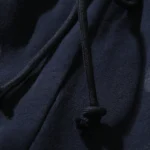 Close-up view of the black drawstring detail on the premium Hellstar Motion Blur streetwear tracksuit pants.