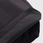 Black Hellstar nylon athletic shorts featuring a durable hem detail and premium quick-drying performance fabric.