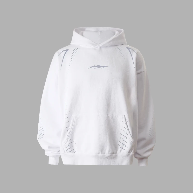 Hellstar P2P Hype Flight White Hoodie The white Hellstar P2P Hype Flight hoodie featuring a premium heavyweight cotton-fleece construction and iconic graphics.