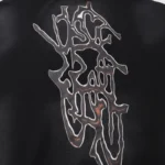 Hellstar Studios Path To Paradise black tracksuit graphic print detail on premium cotton fabric