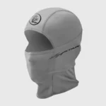 Hellstar Shiesty Balaclava ski mask in gray featuring a breathable fabric design and iconic brand logo branding.