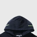 Black Hellstar Sports graphic print tracksuit hoodie with signature branding on a casual cotton streetwear garment