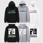Hellstar Studios Future Hoodies available in black, grey, and white with signature graphic prints and premium branding.