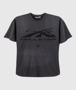 The Hellstar Studios graphic short sleeve tee in black features a bold printed design on premium soft-touch cotton.