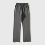 Jet Black Hellstar Studios Racer Flare Sweatpants crafted from heavyweight fleece with a modern flared leg silhouette.