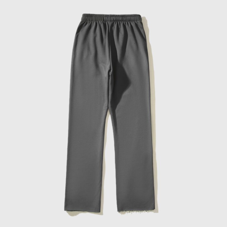 Jet Black Hellstar Studios Racer Flare Sweatpants crafted from heavyweight fleece with a modern flared leg silhouette.