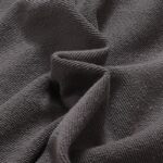 Close up fabric texture detail of the brown Hellstar Studios Records shorts showing material quality