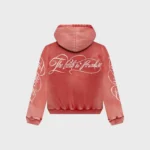 Hellstar Path To Paradise Zip-Up Red Hoodie - Image 2