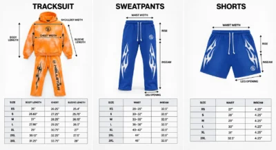 How to measure a Hellstar hoodie and sweatpants for the correct size